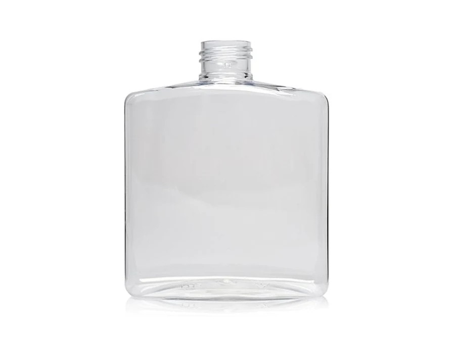 250ml Tall Clear PCR/PET Square Bottle No Cap product image