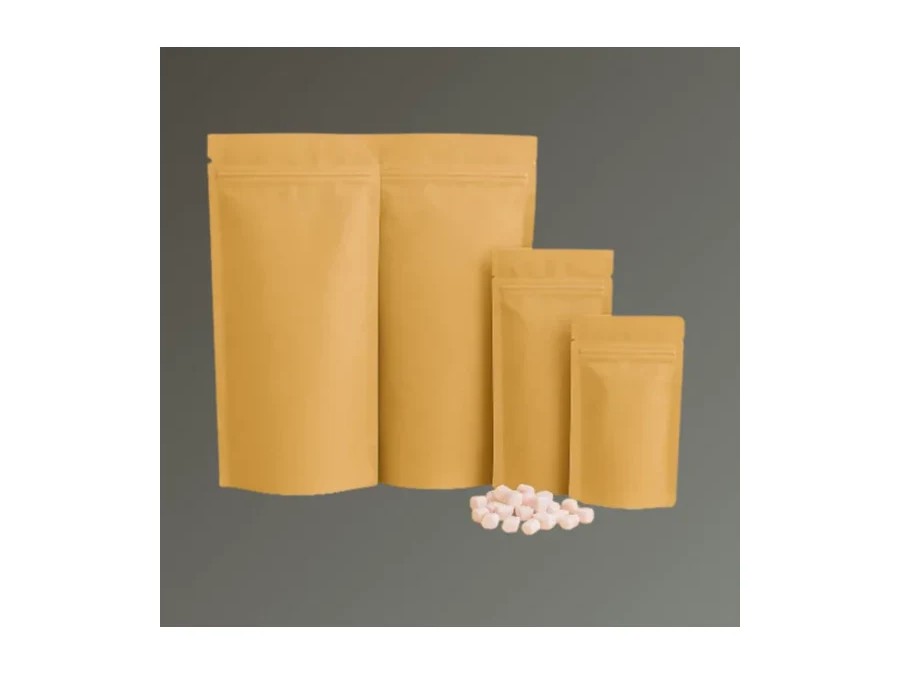 1kg Silver Matt Stand Up Pouch with Zip product image