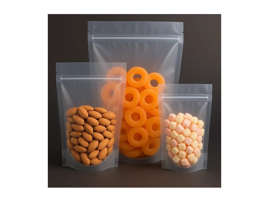 Clear Front Gold Back Stand Up Pouch product image